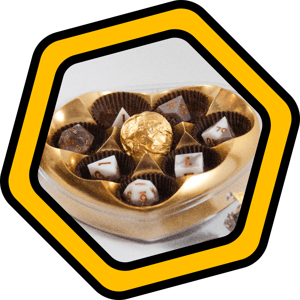 I made some&nbsp;dice!